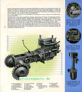 Preview: Hanomag Raupe Prospekt  K 55 E  4 Seiten      hano-op51-3