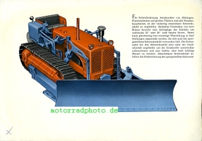 Preview: Hanomag Raupe Prospekt  K 90 E  4 Seiten      hano-op51-1