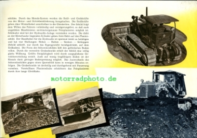 Preview: Hanomag Raupe Prospekt  K 90 E  4 Seiten      hano-op51-1