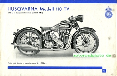 Preview: Husqvarna Motorrad Prospekt  24 Seiten  1934   hus-p34