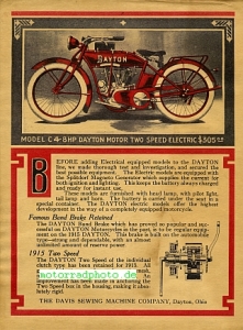 Preview: Dayton Motorrad Prospekt  4 Seiten  1915   day-p15
