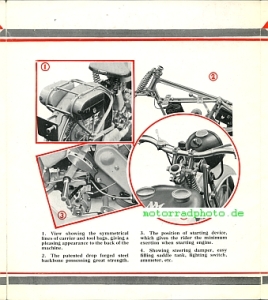 Preview: New Mount Motorrad Prospekt  6 Seiten  1930   nemou-p30