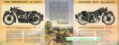 Preview: Velocette Motorrad Prospekt  8 Seiten  1939   velo-p39