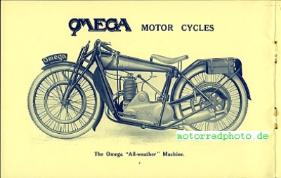 Preview: Omega Motorrad Prospekt  20 Seiten  1923     om-p23