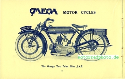 Preview: Omega Motorrad Prospekt  20 Seiten  1923     om-p23