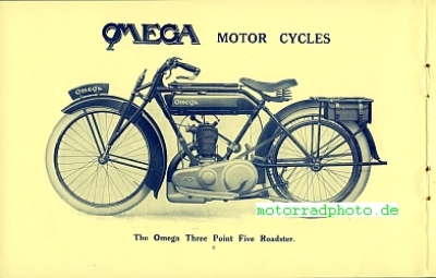Preview: Omega Motorrad Prospekt  20 Seiten  1923     om-p23