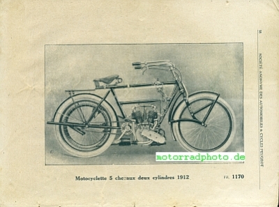 Preview: Peugeot Motorrad + Fahrrad Prospekt  64 Seiten 1912    peu-p12