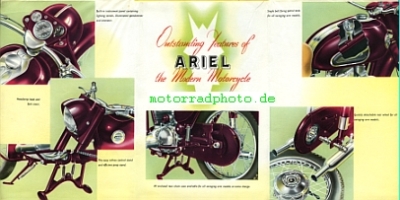 Preview: Ariel Motorrad Prospekt   24 Seiten   1958      ari-p58