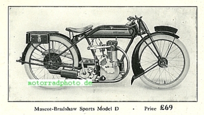 Preview: Coventry Mascot Motorrad Prospekt 4 Seiten 1923  covma-p23