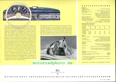 Preview: Mercedes Benz Prospekt 300 SL Cabriolet  1959   mb-op59-300sl-e