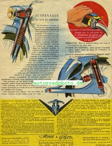 Preview: Monet & Goyon Motorrad Prospekt  8 Seiten  1955   mg-p55