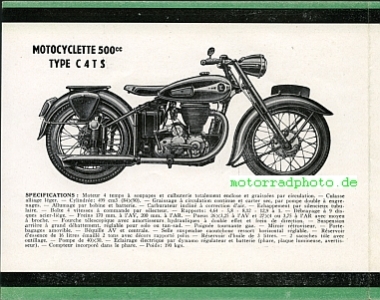 Preview: Magnat Debon Motorrad Prospekt 6 Seiten 1951   md-p51