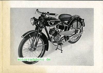 Preview: Baronia Motorrad Prospekt  4 Seiten  1950   baro-p50