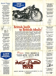 Preview: Ascot-Pullin Motorrad Prospekt 18 Seiten 1929   ascpu-p29-2