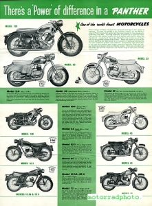 Preview: Panther Motorrad Prospekt 8 Seiten  1960   pa-gb-p60