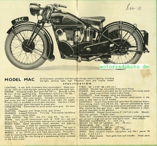 Preview: Velocette Motorrad Prospekt  8 Seiten  1935   velo-p35