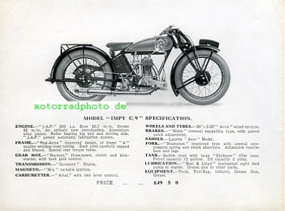 Preview: Rex - Acme Motorrad Prospekt 18 Seiten  1929  acm-p29