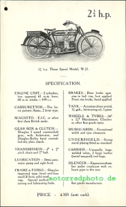 Preview: Douglas Motorrad Prospekt 14 Seiten 1921    dou-p21