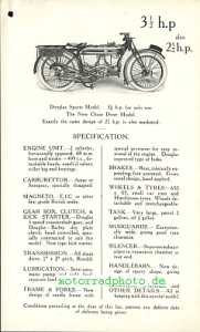 Preview: Douglas Motorrad Prospekt 14 Seiten 1921    dou-p21
