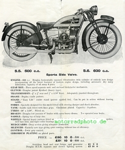 Preview: Douglas Motorrad Prospekt 12 Seiten 1930    dou-p30