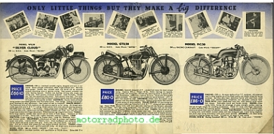 Preview: OK Supreme Motorrad Prospekt  12 Seiten 1938   ok-p38