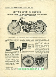 Preview: Economic Motorrad Prospekt  4 Seiten 1921       eco-p21