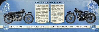 Preview: A.J.S. Motorrad Prospekt  12 Seiten  1954     ajs-p54