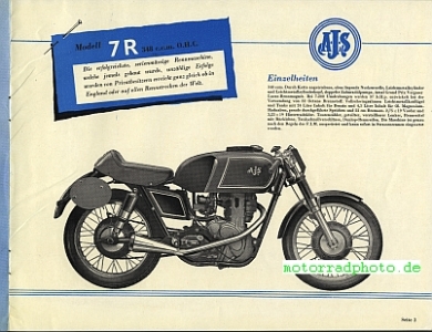Preview: A.J.S. Motorrad Prospekt  12 Seiten  1956     ajs-p56