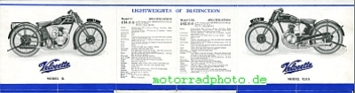Preview: Velocette Motorrad Prospekt  18 Seiten  1929   velo-p29