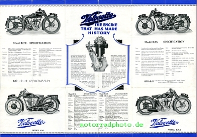 Preview: Velocette Motorrad Prospekt  18 Seiten  1929   velo-p29