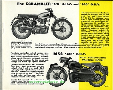 Preview: Velocette Motorrad Prospekt  12 Seiten  1960  velo-p60
