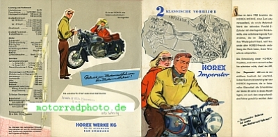 Preview: Horex Motorrad Prospekt Imperator 8 Seiten  1954   ho-p54-imp2