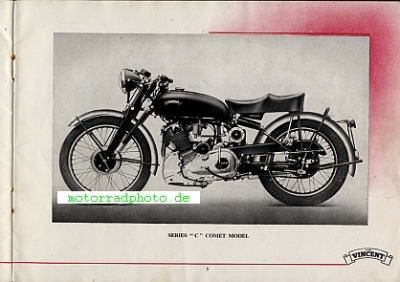 Preview: Vincent HRD Motorrad Prospekt 28 Seiten  1950   vin-p50