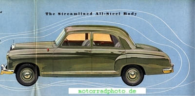 Preview: Mercedes-Benz Auto Prospekt  Type 180  12 Seiten 1953  mb-p53-180