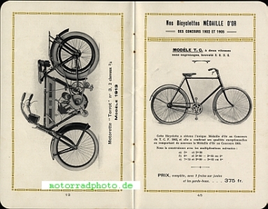 Preview: Terrot Motorrad Verkaufs Katalog   60 Seiten 1913     ter-p13