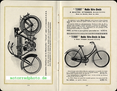 Preview: Terrot Motorrad Verkaufs Katalog   60 Seiten 1913     ter-p13