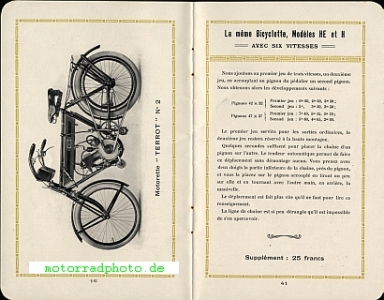 Preview: Terrot Motorrad Verkaufs Katalog   60 Seiten 1913     ter-p13