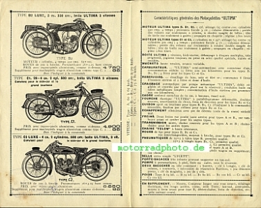 Preview: Ultima Motorrad Prospekt 4 Seiten   1928   ult-p28 Preview: Ultima Motorrad Prospekt 4 Seiten   1928   ult-p28