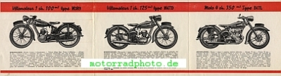 Preview: Magnat Debon Motorrad Prospekt 6 Seiten 1950   md-p50
