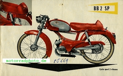 Preview: Peugeot Kleinmotorrad Prospekt 16 Seiten 1959  peu-p59