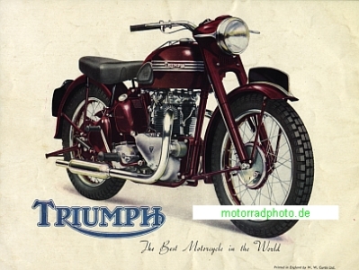 Preview: Triumph GB Motorrad Prospekt 12 Seiten   1951   triu-p51