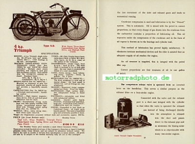 Preview: Triumph GB Motorrad Prospekt 38 Seiten   1922   triu-p22