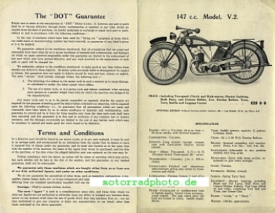 Preview: Dot Motorrad Prospekt  6 Seiten  1929      dot-p29