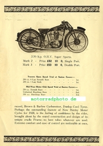 Preview: New Henley Motorrad Prospekt 8 Seiten 1928 nehe-p28