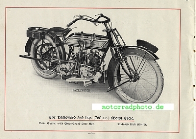 Preview: Hazlewood Motorrad + Fahrrad Katalog 36 Seiten  1915  haz-p15