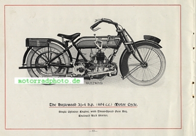 Preview: Hazlewood Motorrad + Fahrrad Katalog 36 Seiten  1915  haz-p15