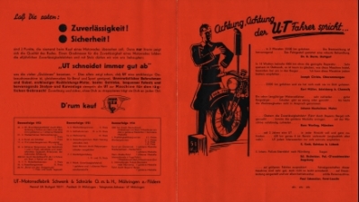 Preview: UT Motorrad Prospekt  6 Seiten 1935    ut-p35-2