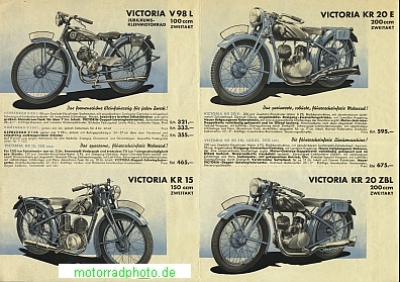 Preview: Victoria Motorrad Prospekt 6 Seiten 1935    v-p35-3