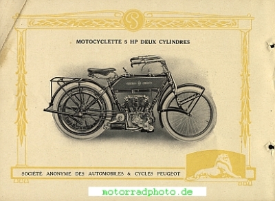 Preview: Peugeot Motorrad Katalog 30 Seiten 1914  peu-p14