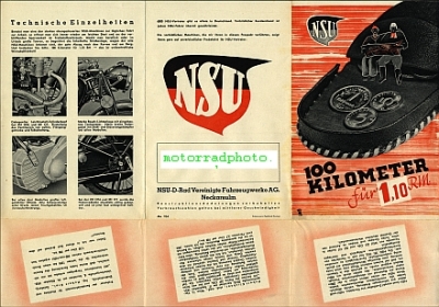 Preview: NSU Motorrad Prospekt 6 Seiten 1938  nsu-p38-5